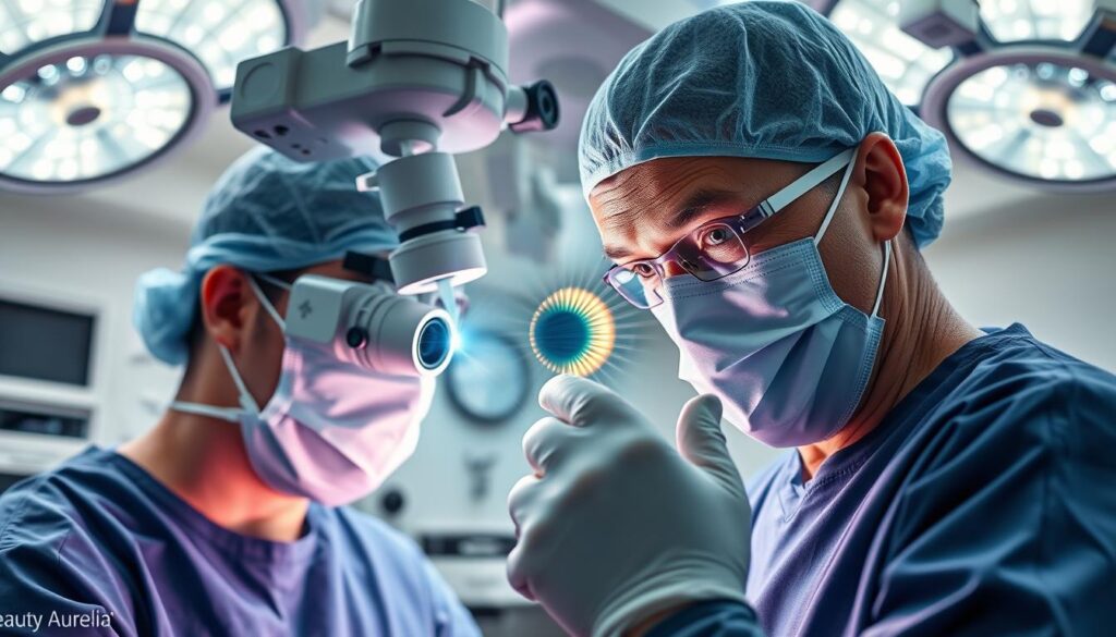 無刀片近視矯正手術過程