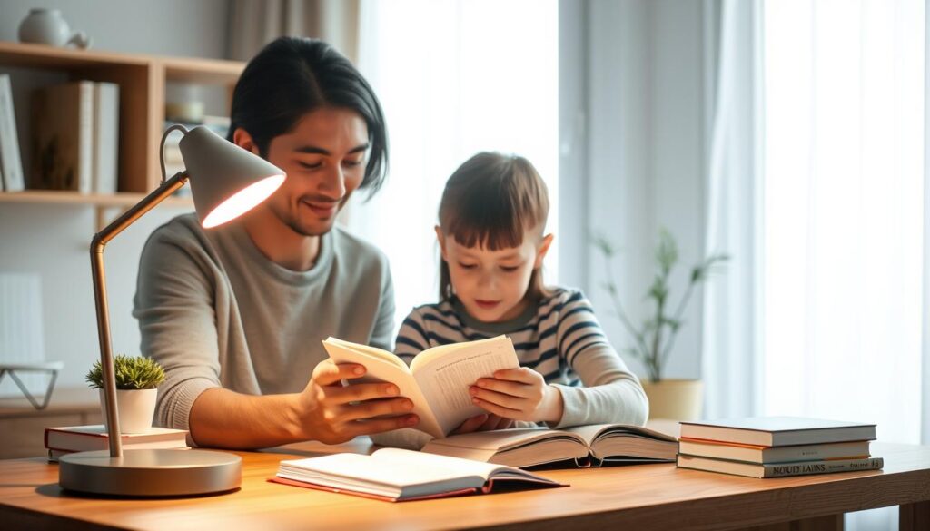 親子共讀照明